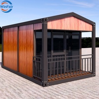 Maisons préfabriquées modulaires détachables WinFair Chine à bas prix, maisons préfabriquées solaires, conteneurs pour bureau de chantier