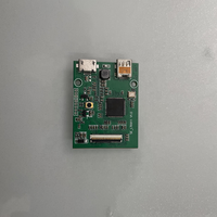 Carte de commande PCB pour monoculaire OLED couleur à matrice active ECX343EN 0,68 pouce avec alimentation USB