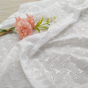 Dentelle française 100% coton soluble dans l'eau, motif géométrique, broderie traditionnelle de luxe vintage, 120 cm pour textiles de maison - Product Image 6