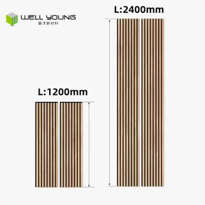 Pannelli Acustici in <span class=keywords><strong>Legno</strong></span> con Strisce LED Insonorizzanti per Decorazione Casa, Vendita Calda in America - Product Image 4