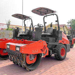 Changchai รถบดถนนขนาดเล็กลูกกลิ้งยางมะตอยไฮดรอลิก4ตันเครื่องยนต์เบนซินดีเซลถังคู่ขนาดเล็ก - Product Image 5
