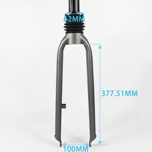 Aluminum E/Trekking bicycle accessory 700C single suspension bicycle front forks