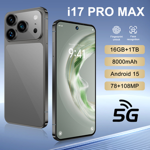 I 17 Pro Max 5G Smartphone Cinese, Octa Core, Tripla Fotocamera 108MP, 16GB+1TB, Batteria Oltre 8000mAh, Ricarica Rapida, Vendita Transfrontaliera - Product Image 2