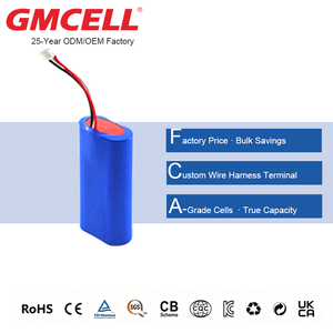 Batería de Iones de Litio GMCELL 18650 3.7V 3500mAh Recargable, Celda Líquida Grado A de Alta Capacidad para Electrónica de Consumo - Product Image 2