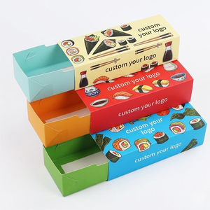 Custom Logo Eco-Friendly Kraft Paper Sushi Box | Food Grade Matte Lamination <b>Sliding</b> <b>Drawer</b> Takeaway Packaging - Product Image 3