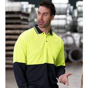 Camiseta Polo de Seguridad Reflectante de Dos Tonos con Logotipo Personalizado para Trabajadores de <span class=keywords><strong>la</strong></span> Construcción, Seguridad <span class=keywords><strong>en</strong></span> Exteriores, Alta Visibilidad - Product Image 6