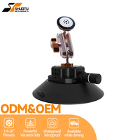 Kit Pemasangan Vakum Mobil Heavy Duty 6'' dengan Lengan Ajaib Dual Ball Head dan Pelat Pemasangan Ponsel Magnetik dengan Cold Shoe untuk Vlogging