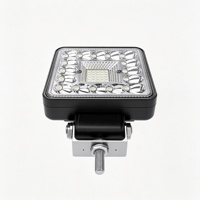 Luz de Trabajo LED Cuadrada de 108 mm con Haz Combinado de Inundación y Punto para Camiones Todoterreno 4x4 ATV, Lámpara de Conducción Resistente al Agua IP67 de Alta Resistencia