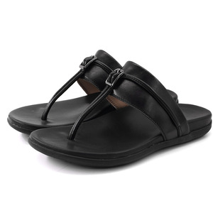 Chaussures de santé en liège, sandales romaines pour hommes, sandales en cuir, pantoufles, soutien de la voûte plantaire, décontractées, légères, chaussures d'été pour diabétiques, personnalisées - Product Image 1