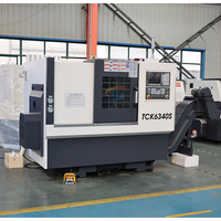 Centre d'usinage CNC de haute précision TCK6340 TCK6340S, mini tour CNC à lit incliné