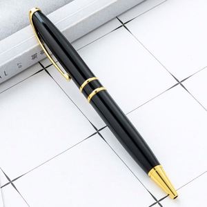 1.0Mm Premium Black Twist-Action Ballpoint Custom Logo Office Stationery Student Writing Promotional Gift <b>Pen</b> - Product Image 4