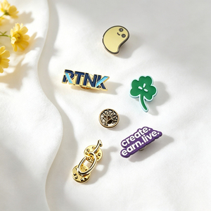 Badge en métal personnalisé créatif, émail dur, épingle à revers pour accessoire vestimentaire personnalisé - Product Image 2