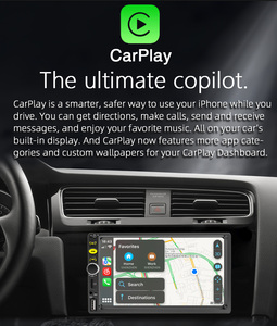 Pemutar CD mobil 7 "2 DIN, layar sentuh Universal HD, pemutar Audio Multimedia Radio mobil Android Auto 7" - Product Image 4