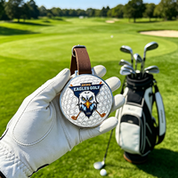 Étiquette de nom de golf personnalisée avec logo, étiquette de bagage en métal pour membre de club de golf, accessoires de golf