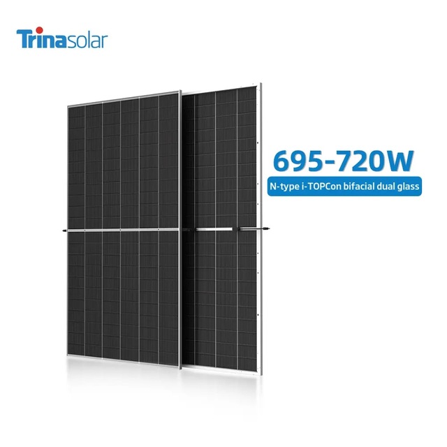 EU Warehouse Trina Solar Panel 700W HJT High Efficiency PV Panels Price for POWER Generation