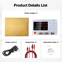 Alimentation électrique modulaire AC-DC à 3 canaux, efficacité 95%, ETOMMENS-DM-AAA 15V 2A, triple sortie réglable et programmable, pour l'industrie