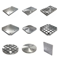 Table rotative CNC à haute stabilité avec base à rainures en T, fixation modulaire professionnelle ASME pour le serrage et l'usinage de précision CNC