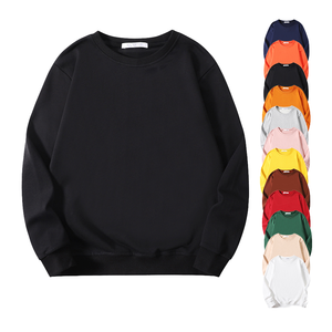 Pull à capuche unisexe pour homme, couleur unie, automne, col rond, personnalisable avec logo, broderie, respirant, écologique - Product Image 1