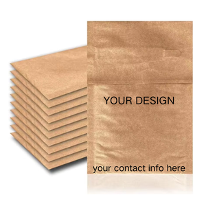 Bolsas de papel kraft tipo panal para envíos de ropa, autoadhesivas, con logo personalizado, reciclables. - Product Image 1