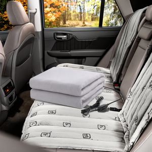 Chần polyester Chăn điện cho xe ô tô 12V kiểm soát nhiệt độ có thể giặt và gấp lại cho những buổi dã ngoại mùa đông - Product Image 5
