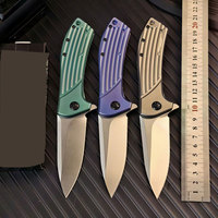 EDC-zakmes zakmes multifunctioneel hoge hardheid zelfverdediging draagbaar fruitmes titaniumlegering outdoor survival