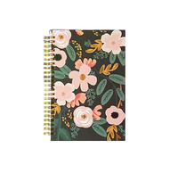 Carnet A5 personnalisé avec reliure spirale, lignage à points, journal pour usage personnel, cadeau promotionnel scolaire, agenda