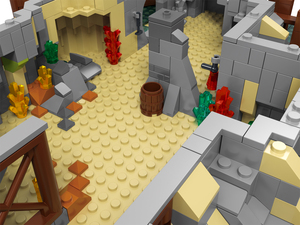 Urge Building Block 30105 <strong>Street</strong> View <strong>Light</strong> House <strong>Old</strong> Fishing Diving Shop Boat House Lepini Architecture Kid Toy Gifts Fisherman - Product Image 4