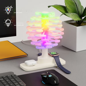 Lámpara de Noche Moderna con Diseño de Vaso, Recargable por USB, RGB, Altura Ajustable, Botón Manual, Uso Doméstico, Diseño Europeo - Product Image 4