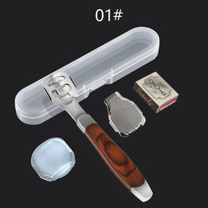 Lima de acero inoxidable y herramienta para talones, cuchillo raspador para callos y piel muerta, piedra de pulido para reparación de pies - Product Image 2