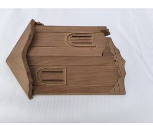 Nhà Máy Ban Đầu Thiết Kế Mới Chất Lượng Hàng Đầu Mới Lạ Lâu Đài Rắn Gỗ Tuyết Tùng Gỗ Bat Nơi Trú Ẩn Bat Hộp Bat Nhà Cho Ngoài Trời - Product Image 2