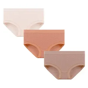 Hot Sale Comfortable High Waist Cotton Plus-Size Triangle Panties Women Antibacterial Soft Mother XL-XXXL Excellent Customer