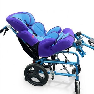 <span class=keywords><strong>Silla</strong></span> <span class=keywords><strong>de</strong></span> <span class=keywords><strong>Ruedas</strong></span> Plegable <span class=keywords><strong>para</strong></span> Niños con Asiento Ajustable y Respaldo Reclinable, Cochecito <span class=keywords><strong>para</strong></span> Bebés Hemipléjicos, <span class=keywords><strong>Silla</strong></span> <span class=keywords><strong>de</strong></span> <span class=keywords><strong>Ruedas</strong></span> <span class=keywords><strong>para</strong></span> Parálisis Cerebral - Product Image 4