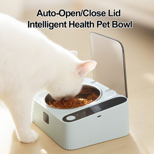 Stazione per Animali Domestici con Coperchio Automatico Elettrico e Sensore a Induzione per Alimentatore Intelligente Anti-Inquinamento e Anti-Umidità per Cani e Gatti - Product Image 2
