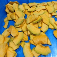 Dq Guangzhou Daqiao Industriële Commerciële Fruitsnijmachine Pompoen Productielijn Met Motor Vers Fruit Snijden Verwerking