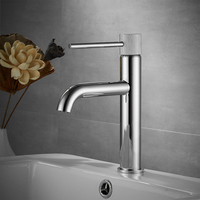 Robinet de salle de bain WaterMark Australia au design moderne et luxueux, robinets de bain en chrome noir, robinet d'eau