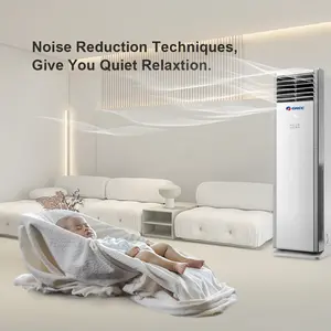 Gree Puremind Residential Low Noise Floor Standing Air Conditioner Standard 3Ph 48000BTU Domestic Vertical Air Conditioners Wifi