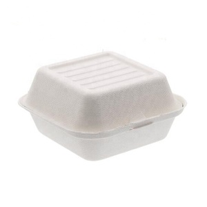 sushi togo food container Sugarcane Burger Box dinnerware sets