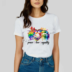 Camiseta inspiradora de hierro para hombres, camisa de vinilo con transferencia de amor por la paz y la igualdad, motivacional - Product Image 5