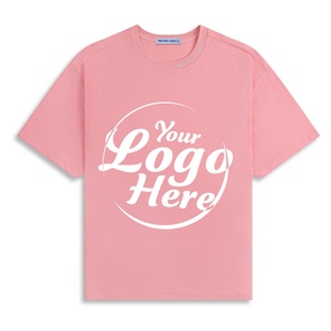 Heavyweight 100% Cotton Crewneck Tee for Men Anti-Shrink Quick Dry Breathable Summer 3D Pattern Custom Label T-Shirt - Product Image 1