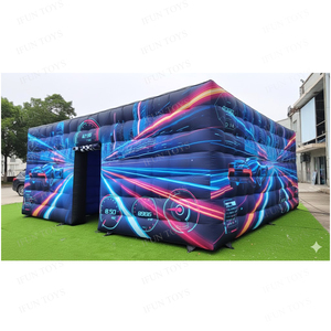 สนามกีฬาเป่าลมแบบโต้ตอบสำหรับประสบการณ์ <span class=keywords><strong>VR</strong></span> สนามแข่งขันเสมือนจริงเวที <span class=keywords><strong>VR</strong></span> สำหรับงานปาร์ตี้ - Product Image 4