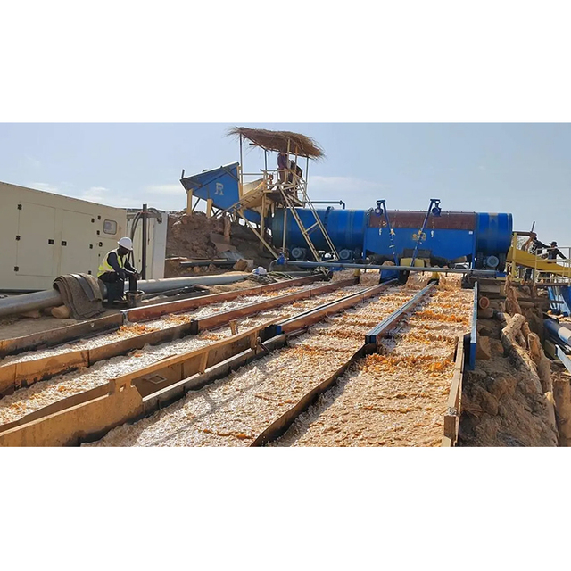 Portable Mini Gold Sluice Box Lightweight Easy Operation for River Mining