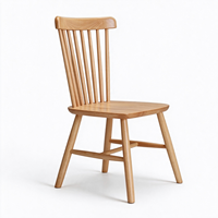 Chaises en bois pour restaurant, meubles de restauration commerciaux durables pour hôtel et entreprise alimentaire