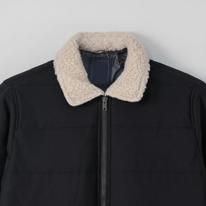 Chaqueta de Invierno ODM del Fabricante Directo para Hombre, Personalizable, con Cuello de Piel Acolchado, Cierre de Cremallera, Estilo Urbano, Manga Larga, Ropa para la Nieve, Talla XS, Anti-UV - Product Image 1