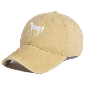 Casquette de baseball brodée motif cheval, nouvelle collection printemps/été, pour hommes et femmes, décontractée, douce, protection solaire - Product Image 6