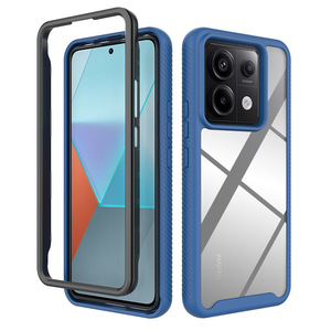 <span class=keywords><strong>Coque</strong></span> de téléphone transparente anti-choc 360° avec protection d'écran pour <span class=keywords><strong>Redmi</strong></span> <span class=keywords><strong>Note</strong></span> 12 14 Pro, <span class=keywords><strong>coque</strong></span> texturée pour Poco M4 X4 C65 - Product Image 1