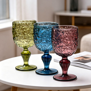 Juego <span class=keywords><strong>de</strong></span> Vasos <span class=keywords><strong>de</strong></span> Vidrio con Relieve <span class=keywords><strong>de</strong></span> Color Natural, Vasos <span class=keywords><strong>para</strong></span> <span class=keywords><strong>Vino</strong></span> y Champán, Vaso <span class=keywords><strong>para</strong></span> <span class=keywords><strong>Vino</strong></span> Tinto <span class=keywords><strong>para</strong></span> Bodas - Product Image 5