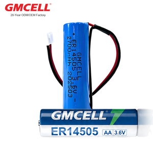 Customized ER14505 battery harness LiSOCl2 AA Battery ER14500 3.6V Lithium AA Battery <b>For</b> PLC, Smart <b>water</b> meter, gas meter,IOT - Product Image 1