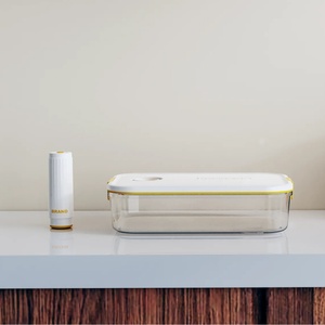 Kitchen <b>Refrigerator</b> Airtight Fresh-keeping Jar Vacuum Sealer Food Storage Box Vacuum Seal <b>Container</b> with Pump - Product Image 2
