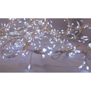 480 luces LED de Navidad en forma de racimo, blanco frío, con adaptador 4.8+5MT - Product Image 1