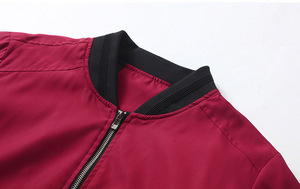 Giacca Bomber da <span class=keywords><strong>Uomo</strong></span> <span class=keywords><strong>Casual</strong></span> a Maniche Lunghe Autunnale Antivento con Logo Personalizzato - Product Image 5